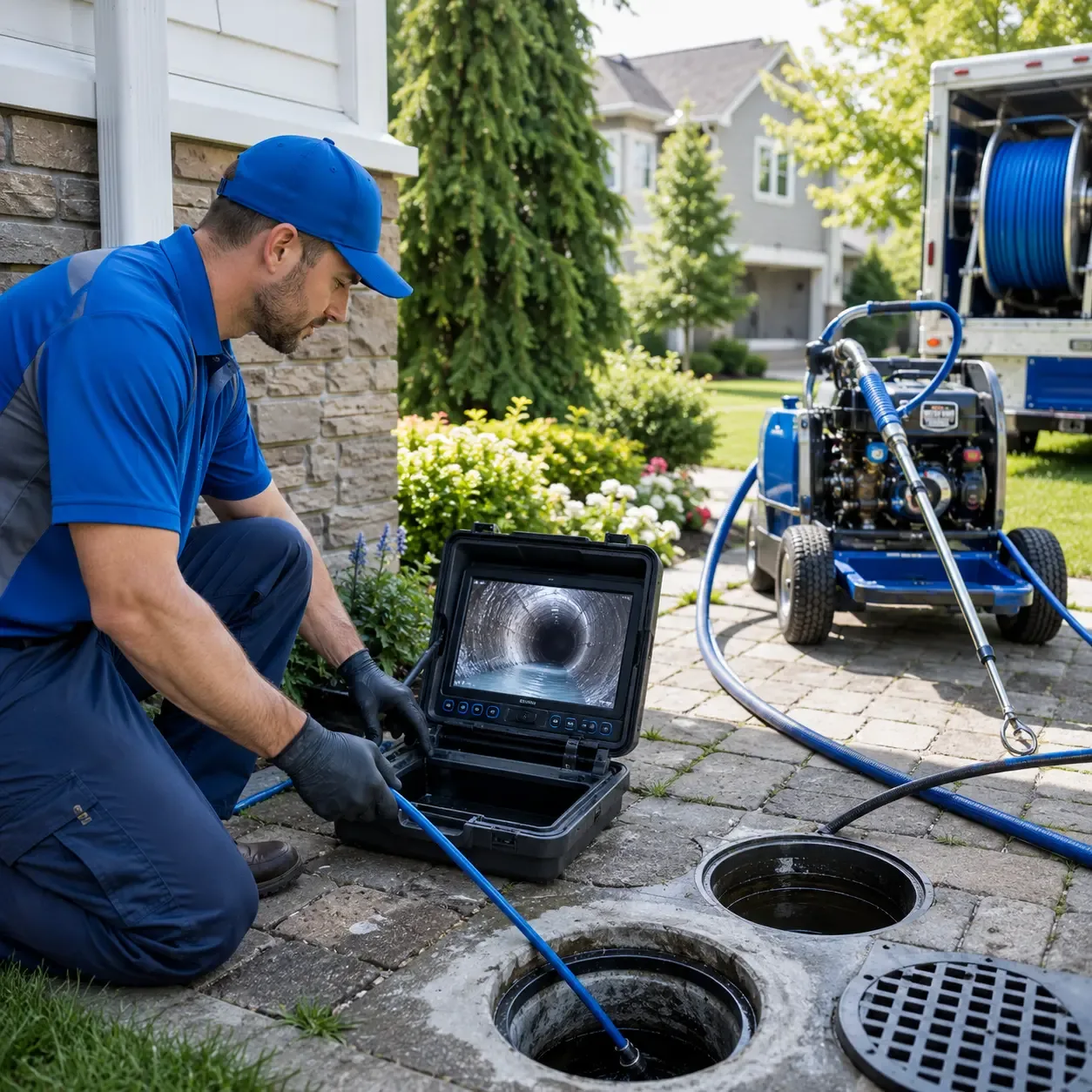 Outdoor drain cleaning professionals serving Neche, ND